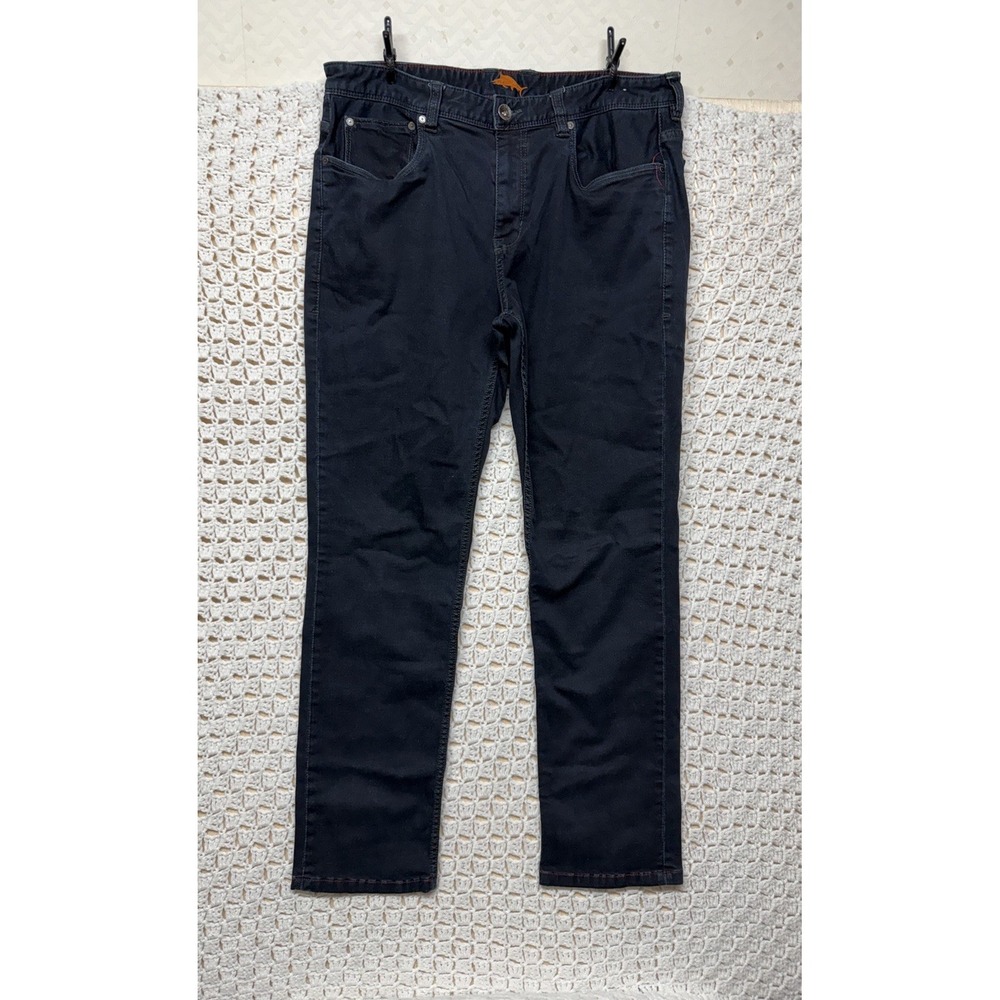 Tommy Bahama Authentic Jeans Mens Tag 36x32 Fits 34x31 Blue Denim Straight Leg.
